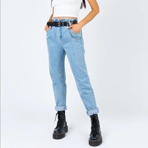 Princess Polly Paper Bag Mom Jeans